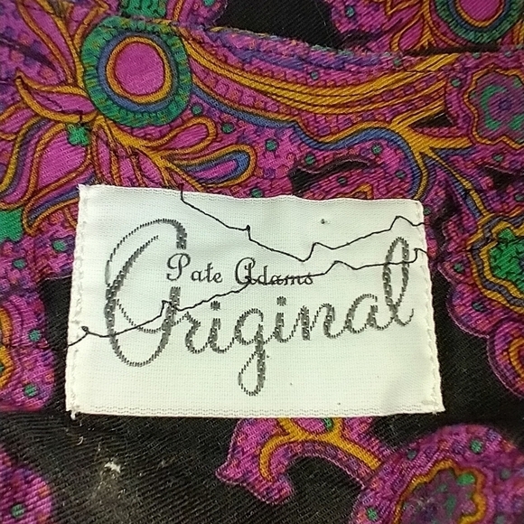 VINTAGE LONG PAISLEY BLOUSE - Picture 8 of 8